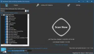 SirCleaner - Main Screen